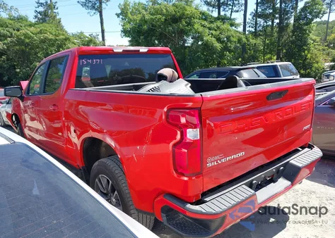 2021 Chevrolet Silverado 1500 4Wd Short Bed Rst из США, поврежденный, VIN 3GCUYEED7MG154371